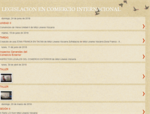 Tablet Screenshot of legislacionencomerciointernacional.blogspot.com