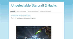 Desktop Screenshot of beststarcraft2hacks.blogspot.com