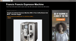 Desktop Screenshot of francisespresso.blogspot.com