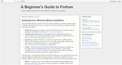 Desktop Screenshot of fortranhelp.blogspot.com