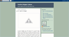 Desktop Screenshot of fanfarabrigatacadore.blogspot.com