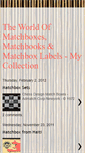 Mobile Screenshot of matchboxcollector.blogspot.com