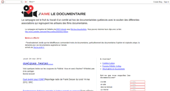 Desktop Screenshot of jaimeledocumentaire.blogspot.com