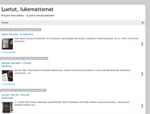 Tablet Screenshot of luetutlukemattomat.blogspot.com