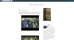 Desktop Screenshot of grandadsays.blogspot.com