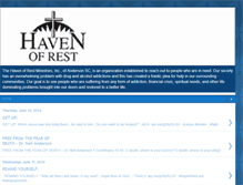 Tablet Screenshot of havenofrestanderson.blogspot.com