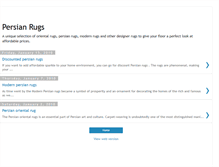 Tablet Screenshot of designerpersianrugs.blogspot.com