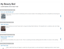 Tablet Screenshot of mybeautybed.blogspot.com