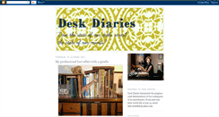 Desktop Screenshot of deskdiaries.blogspot.com
