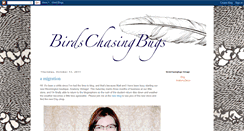 Desktop Screenshot of birdschasingbugs.blogspot.com