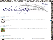 Tablet Screenshot of birdschasingbugs.blogspot.com