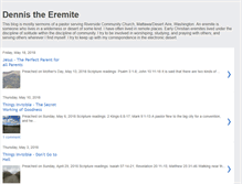 Tablet Screenshot of dennistheeremite.blogspot.com