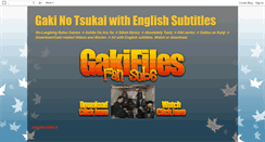 Desktop Screenshot of gakifiles.blogspot.com