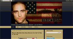 Desktop Screenshot of missionblacklistmovie.blogspot.com