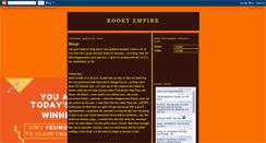 Desktop Screenshot of kookyempire.blogspot.com