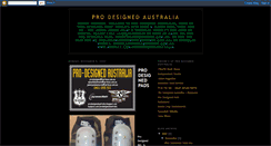 Desktop Screenshot of prodesignedaustralia.blogspot.com