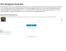 Tablet Screenshot of prodesignedaustralia.blogspot.com