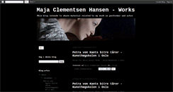 Desktop Screenshot of majaclementsen.blogspot.com