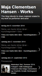 Mobile Screenshot of majaclementsen.blogspot.com