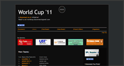 Desktop Screenshot of duconnect-worldcup11.blogspot.com