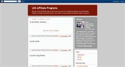 Desktop Screenshot of ldsaffiliateprograms.blogspot.com