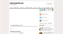 Desktop Screenshot of librosperuanosgratis.blogspot.com