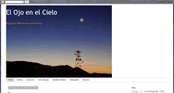 Desktop Screenshot of elojoenelcielo.blogspot.com