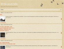 Tablet Screenshot of elojoenelcielo.blogspot.com