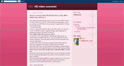 Desktop Screenshot of hd-video-converter.blogspot.com