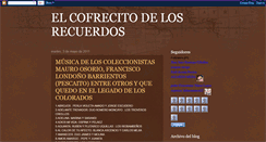 Desktop Screenshot of elcofresitoderecuerdos.blogspot.com