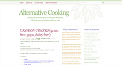 Desktop Screenshot of alternativecooking.blogspot.com
