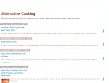 Tablet Screenshot of alternativecooking.blogspot.com