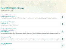 Tablet Screenshot of neurofisiologiaclinica.blogspot.com