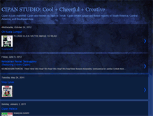 Tablet Screenshot of cipanstudio.blogspot.com