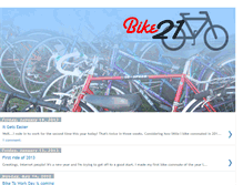 Tablet Screenshot of bike21.blogspot.com