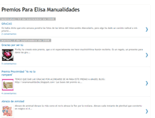 Tablet Screenshot of manualidadeselisapremios.blogspot.com