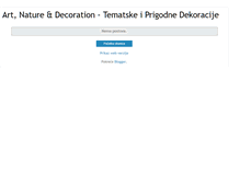 Tablet Screenshot of decorations-unique.blogspot.com