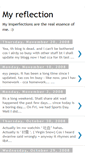 Mobile Screenshot of myreflection-flawedandperfect.blogspot.com