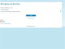 Tablet Screenshot of bringingupbumby.blogspot.com