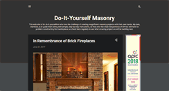 Desktop Screenshot of diy-masonry.blogspot.com