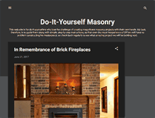 Tablet Screenshot of diy-masonry.blogspot.com
