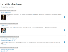 Tablet Screenshot of lapetitechanteuse.blogspot.com