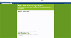 Desktop Screenshot of abiturhilfe.blogspot.com