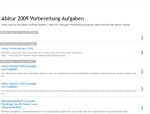Tablet Screenshot of abiturhilfe.blogspot.com