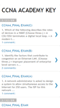 Mobile Screenshot of ccna-academy-key.blogspot.com