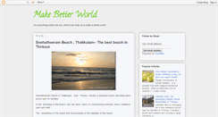 Desktop Screenshot of betterworld2008.blogspot.com