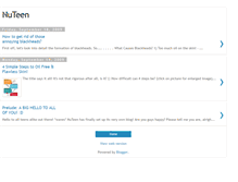 Tablet Screenshot of mynuteen.blogspot.com