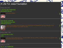 Tablet Screenshot of alifeforjosia.blogspot.com