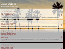 Tablet Screenshot of greatfulspace.blogspot.com