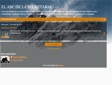 Tablet Screenshot of abcsecretaria.blogspot.com